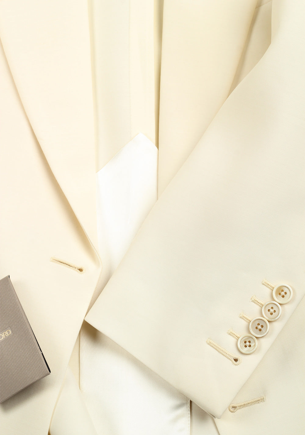 TOM FORD Atticus Off White Sport Coat Size 46 / 36R U.S.