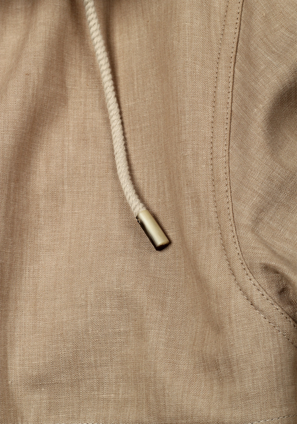 Loro Piana Beige String Coat Size Medium / 50 IT / 40R U.S.