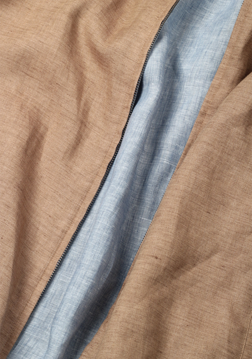 Loro Piana Reversible Brown Blue Bomber Jacket Coat