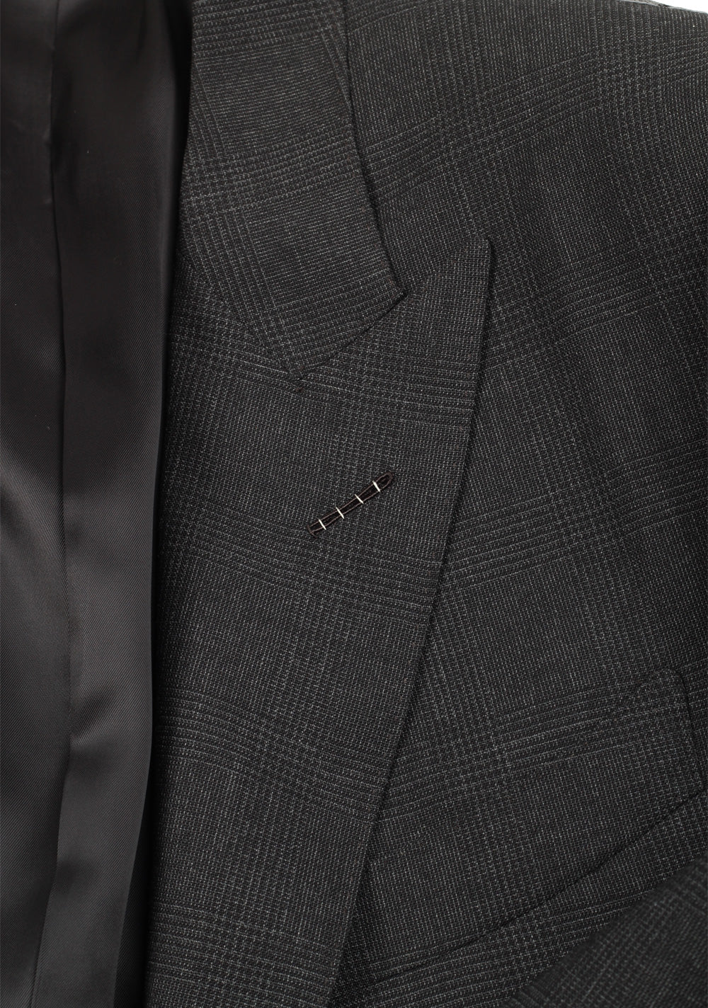 TOM FORD O'Connor Wool Checked Gray Suit