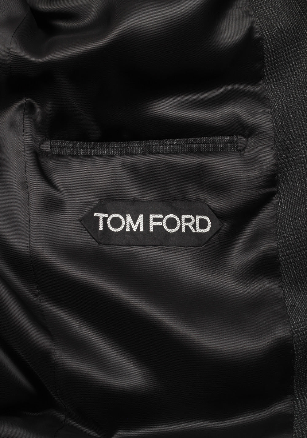TOM FORD O'Connor Wool Checked Gray Suit