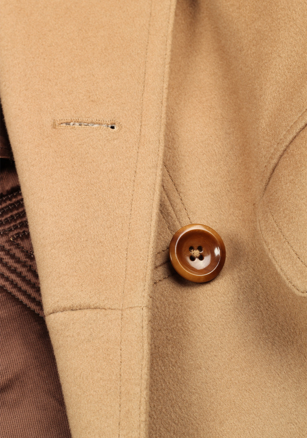 TOM FORD Camel Wool Double Breasted Coat 54 / 44R U.S.