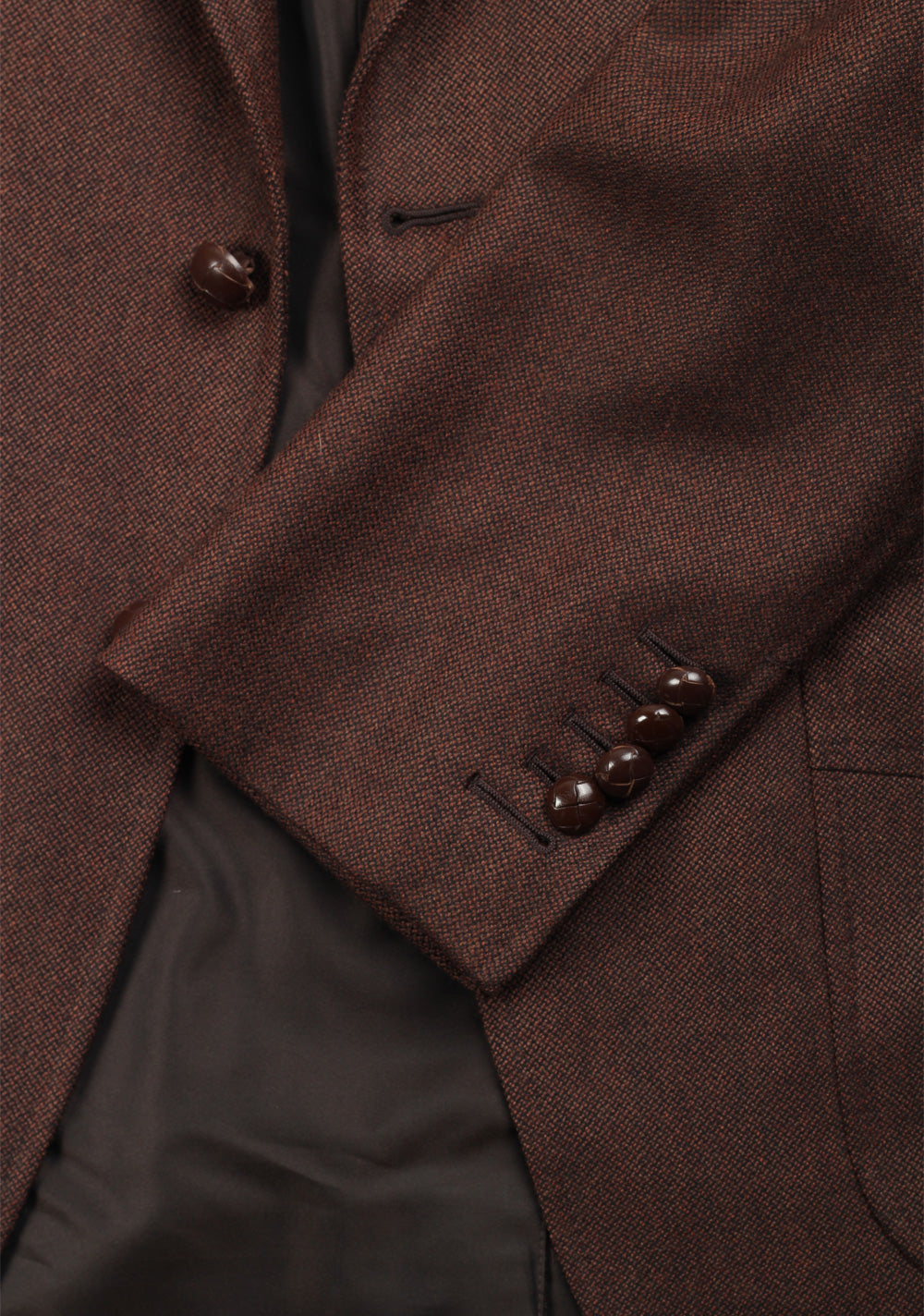 TOM FORD Basic Count Jac Brown Suit Size 48 / 38R U.S. In Wool