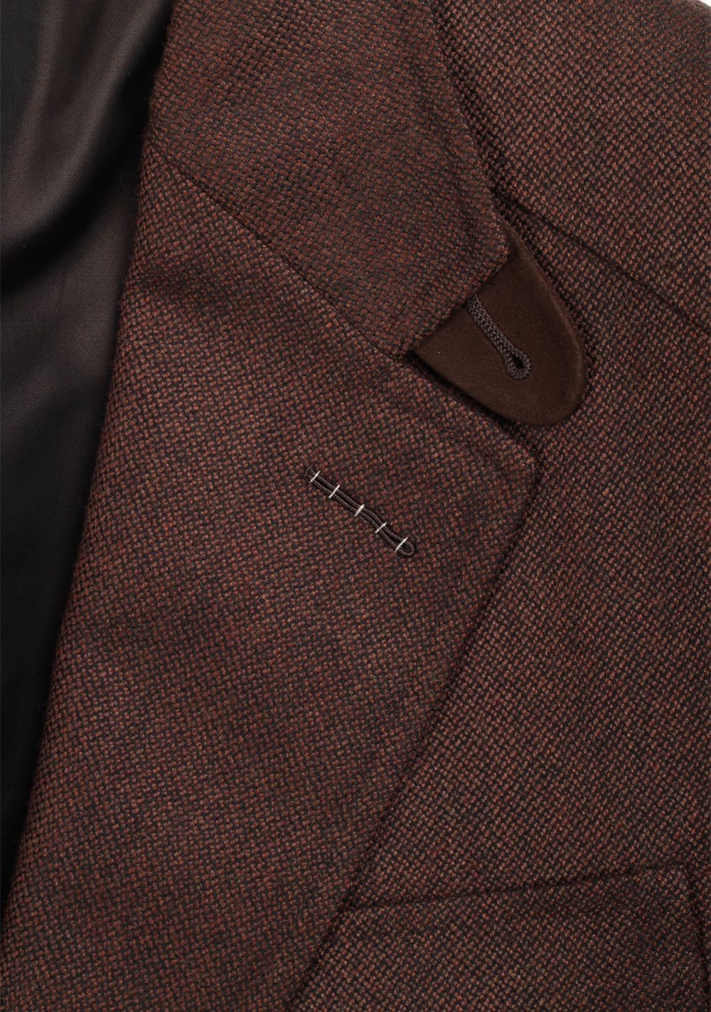 TOM FORD Basic Count Jac Brown Suit Size 48 / 38R U.S. In Wool
