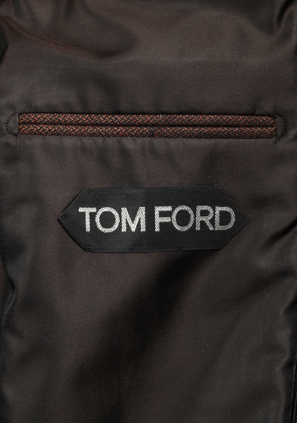 TOM FORD Basic Count Jac Brown Suit Size 48 / 38R U.S. In Wool