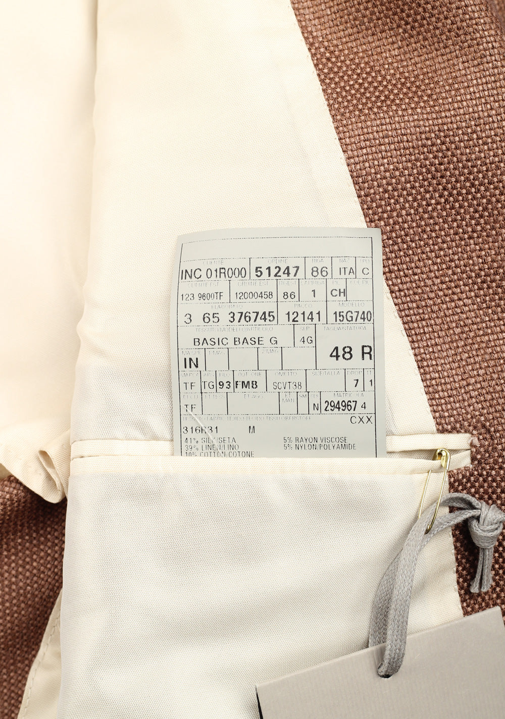 TOM FORD Spencer Brown Suit Size 48 / 38R U.S. Fit G