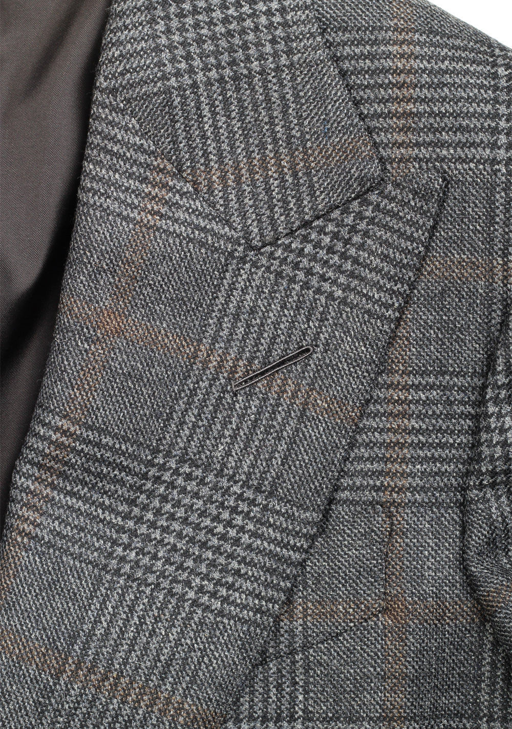 TOM FORD Gray Checked Sport Coat Size 46 / 36R U.S. in Mohair