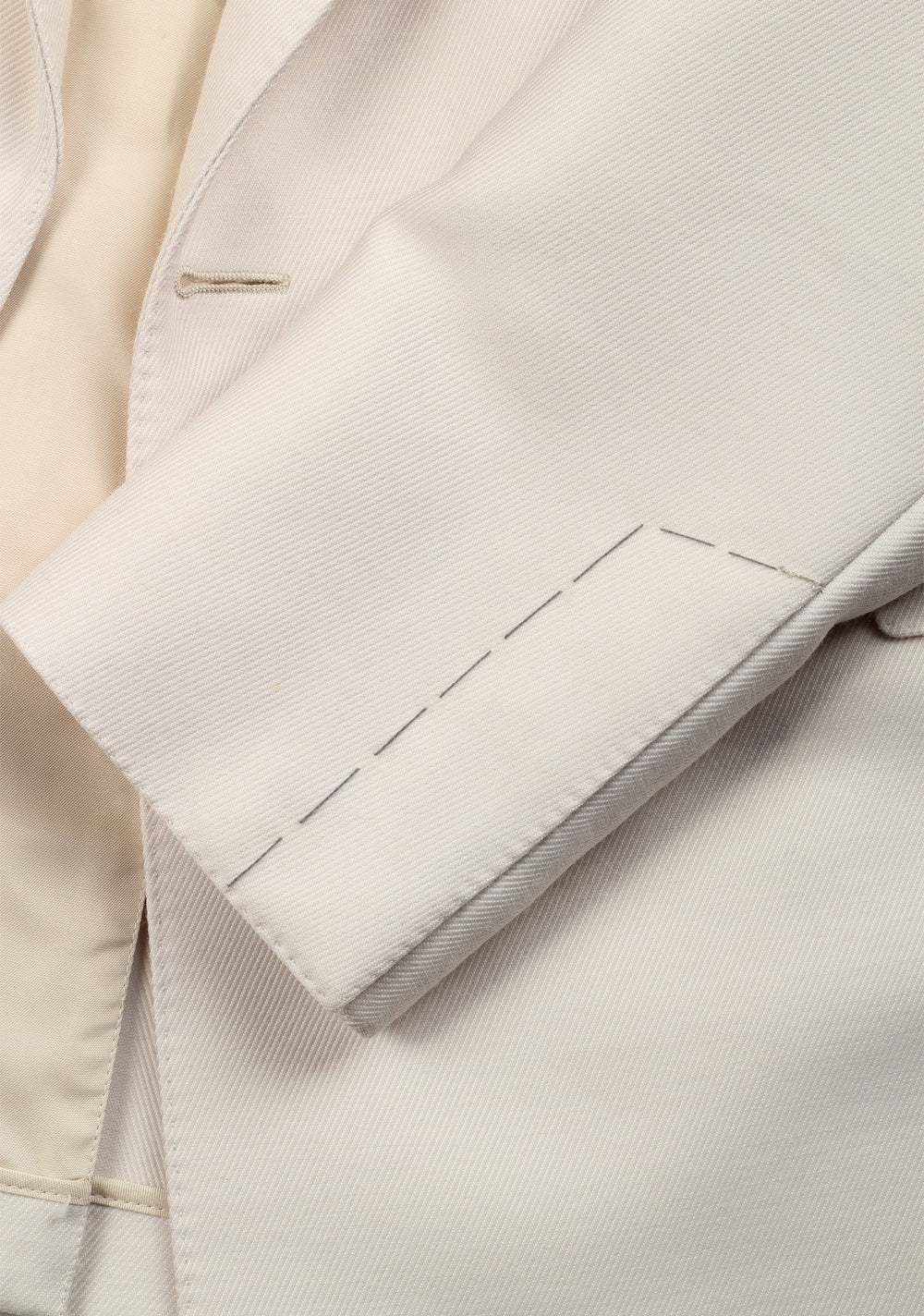 TOM FORD Atticus Double Breasted Off White Sport Coat
