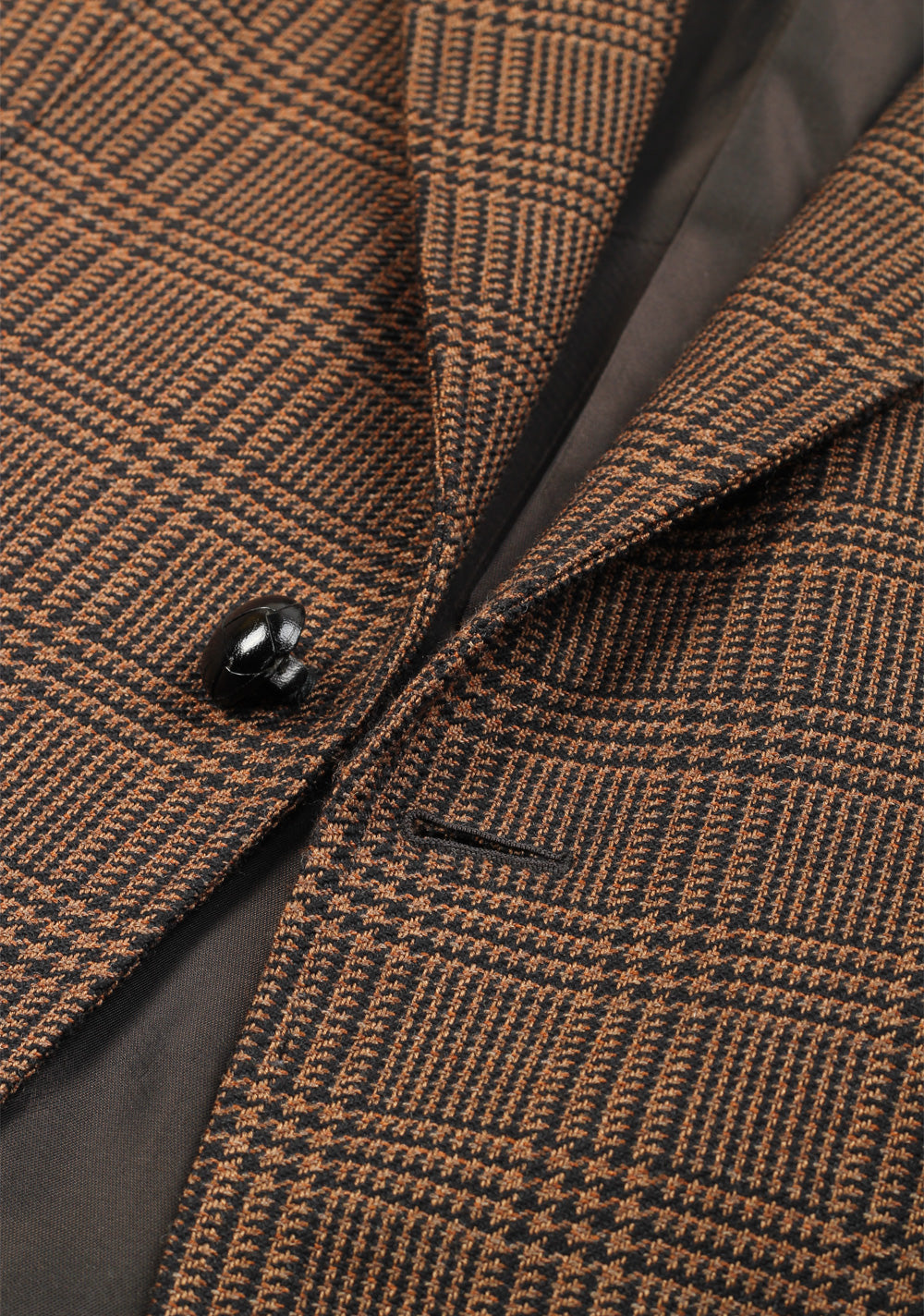 TOM FORD Basic Count Jac Checked Brown Sport Coat Size 48 / 38R U.S.