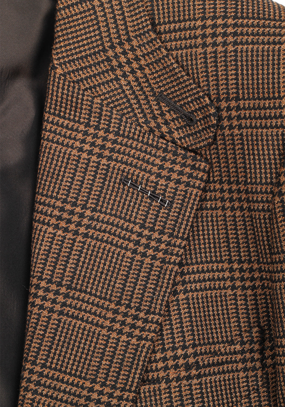 TOM FORD Basic Count Jac Checked Brown Sport Coat Size 48 / 38R U.S.