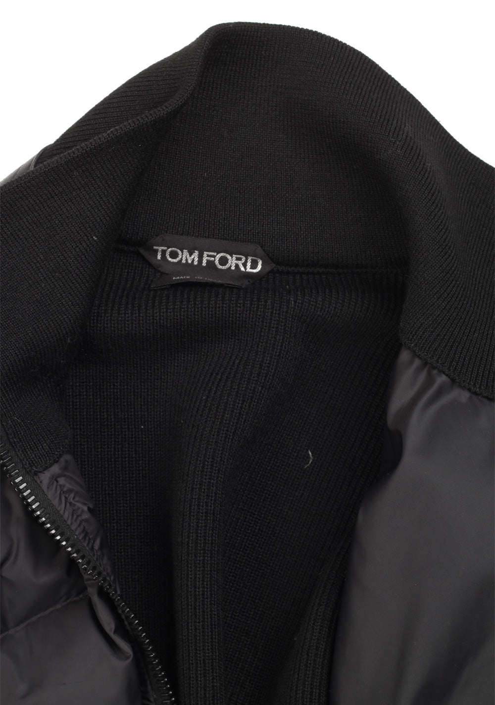 TOM FORD Black Quilted Gilet Vest 46 / 36R U.S.