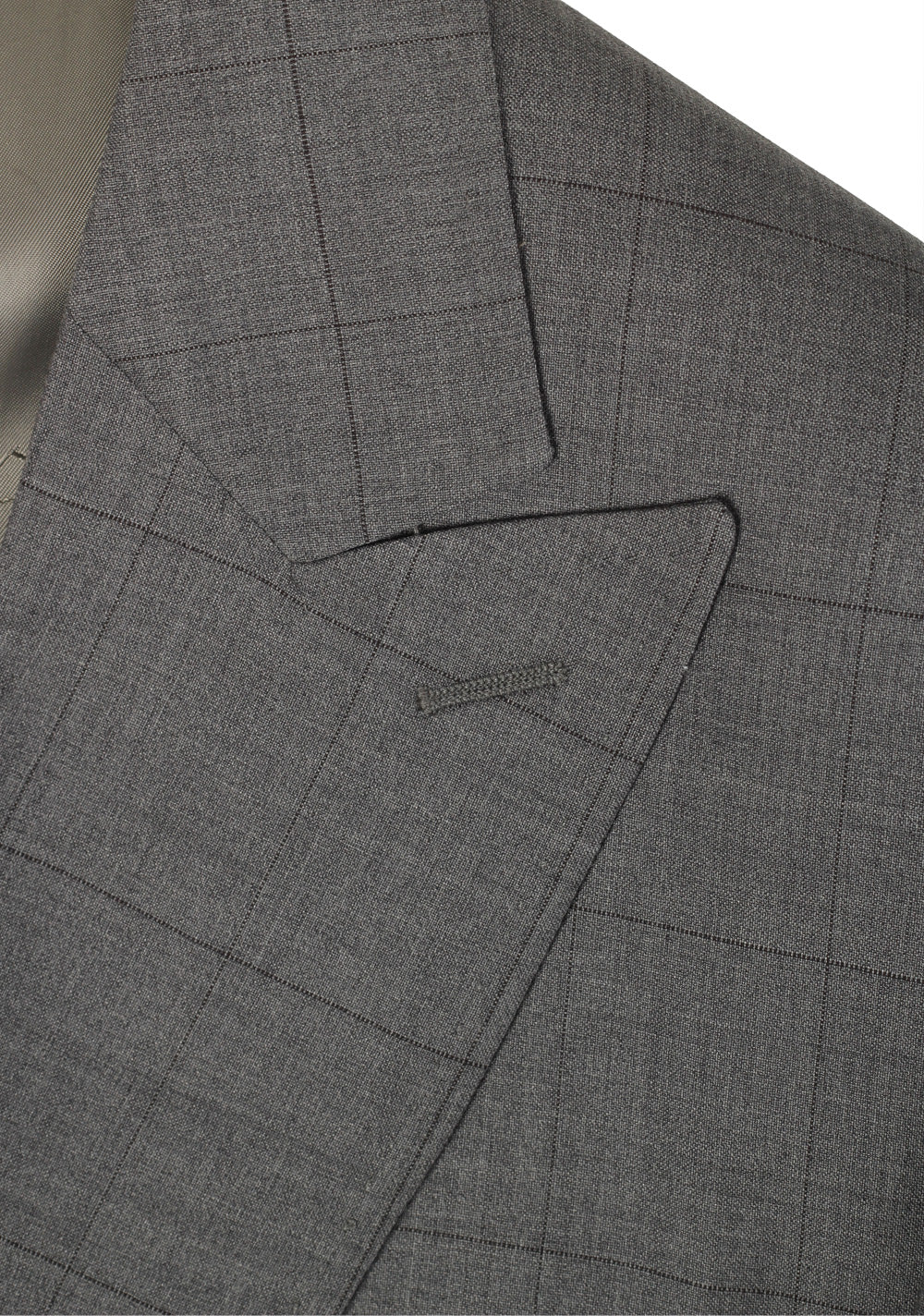 Valentino Gray Checked Suit Size 50 / 40R U.S.