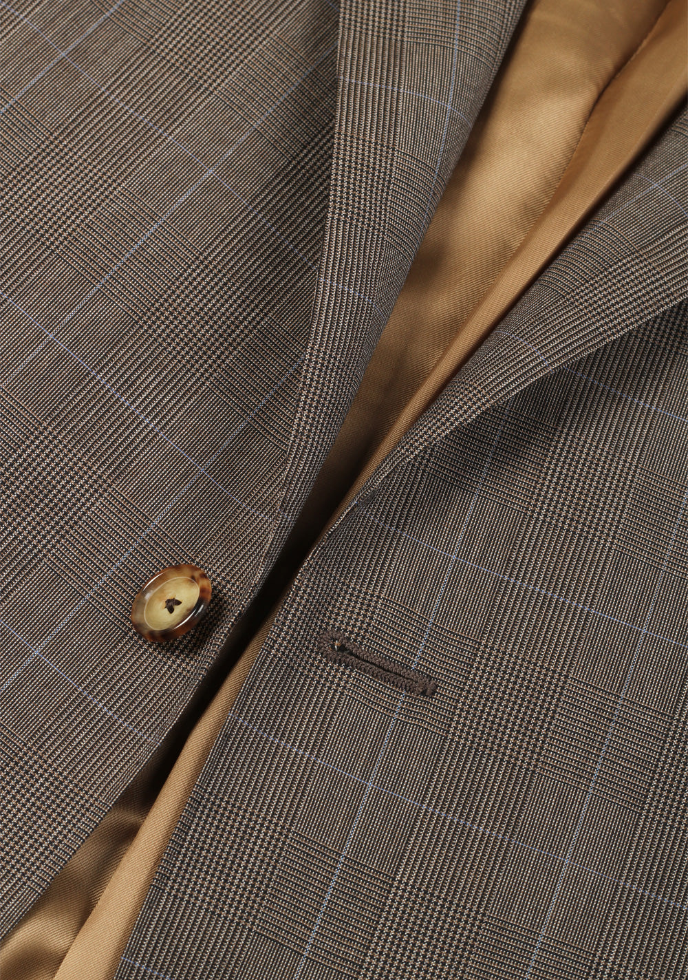 Caruso Brown Checked Sport Coat Size 60 / 50R U.S. in Wool