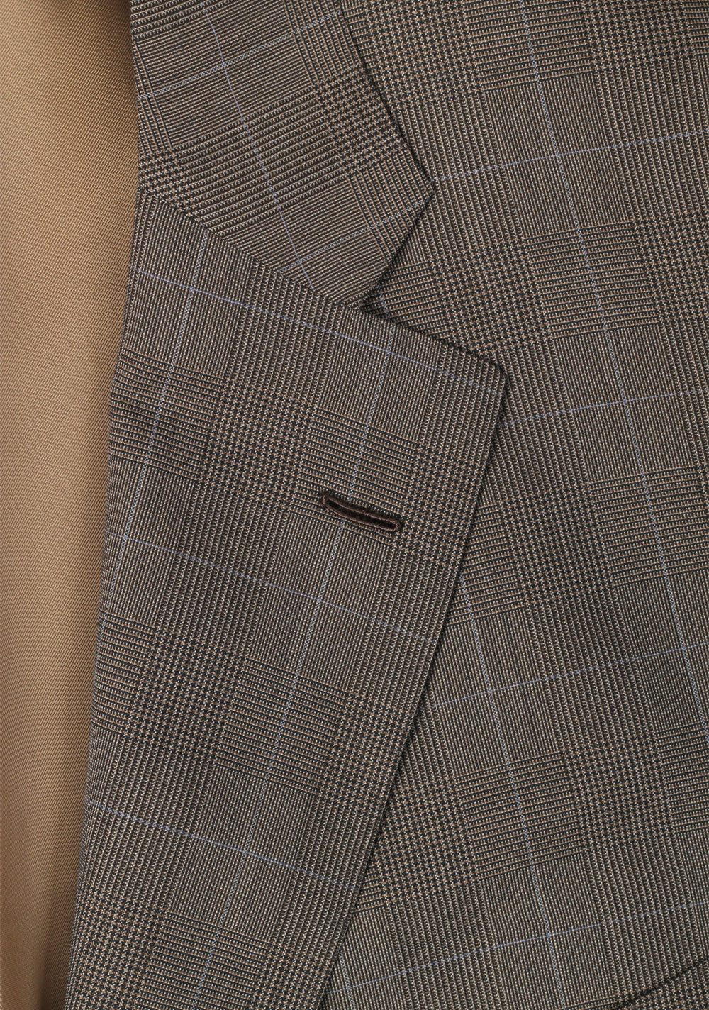 Caruso Brown Checked Sport Coat Size 60 / 50R U.S. in Wool