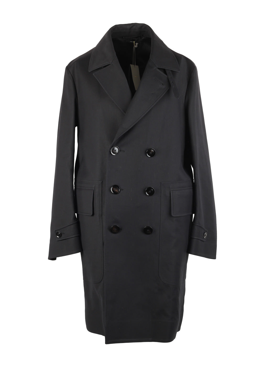 TOM FORD Black Rain Coat Size 48 / 38R U.S. Outerwear