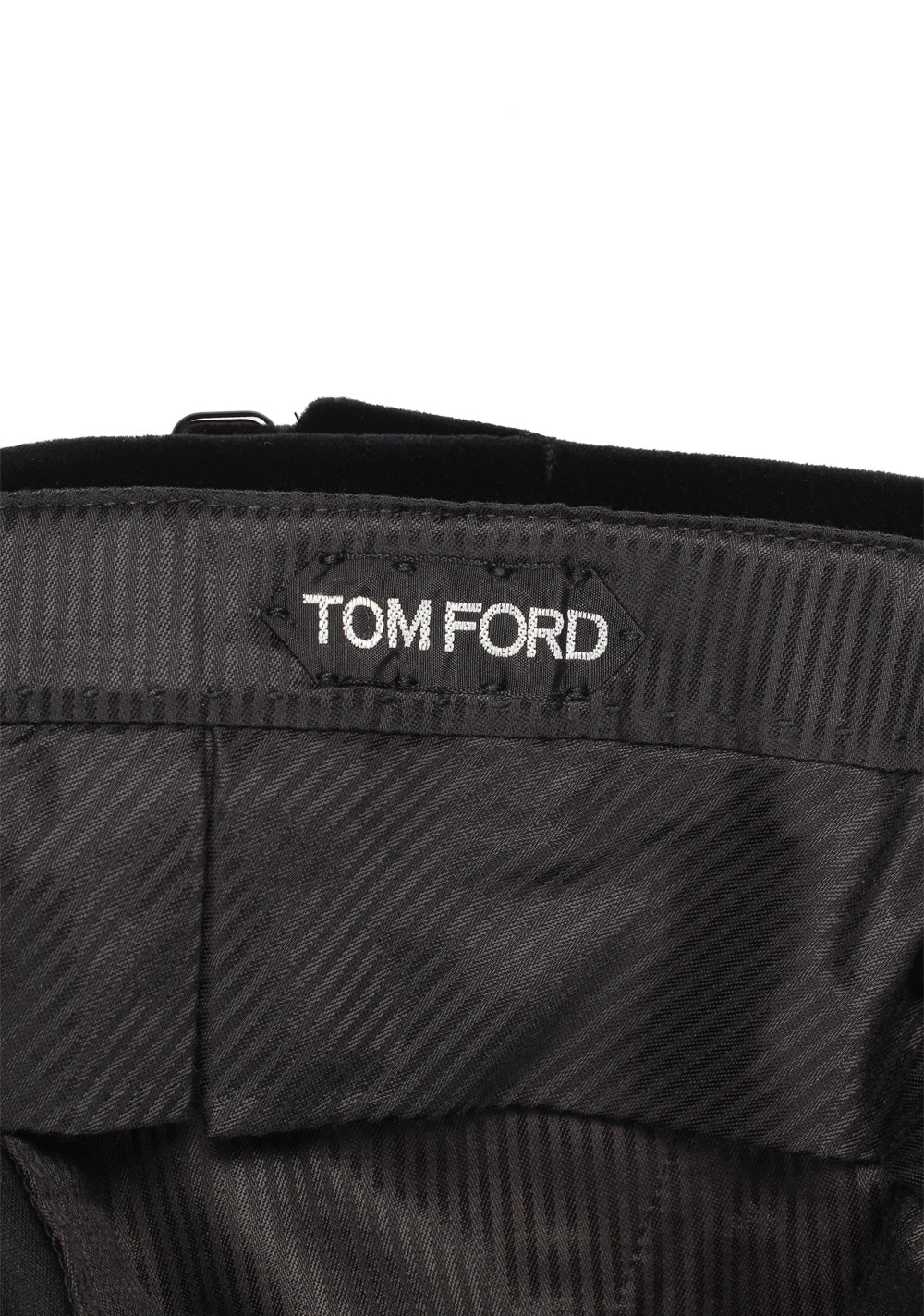 TOM FORD Black Cocktail Tuxedo Trousers Size 52 / 36 U.S.