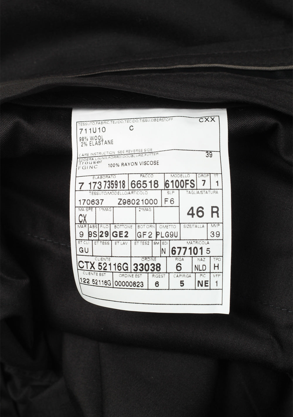 Gucci Black Trousers Size 46 / 30 U.S.