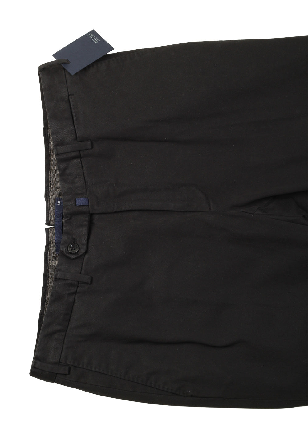 Incotex Black Comfort Chino Trousers