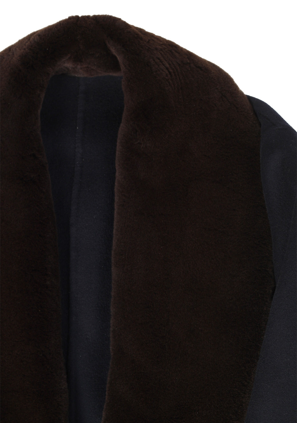 Loro Piana Blue Mink Baby Cashmere Over Coat Size 56 IT / 46R U.S.
