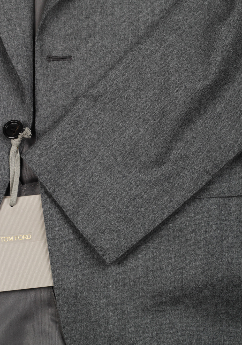TOM FORD Shelton Wool Flanel Gray Suit