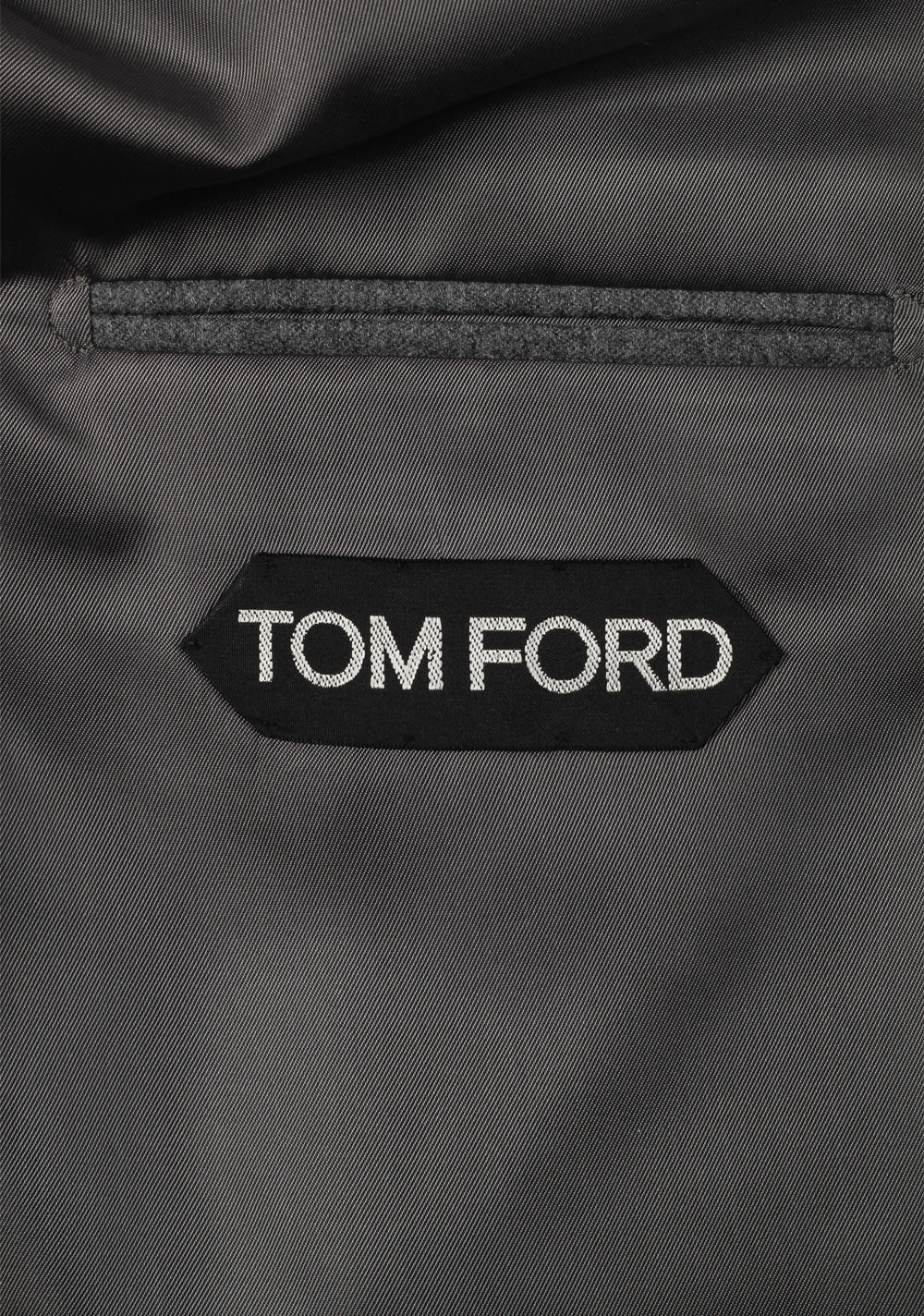 TOM FORD Shelton Wool Flanel Gray Suit