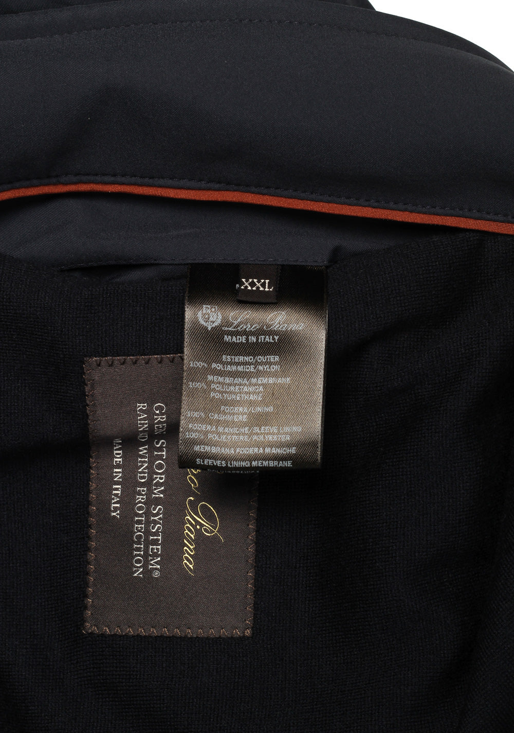 Loro Piana Blue Hooded Bomber Cashmere Jacket Coat Size XXL / 56 / 46R U.S.