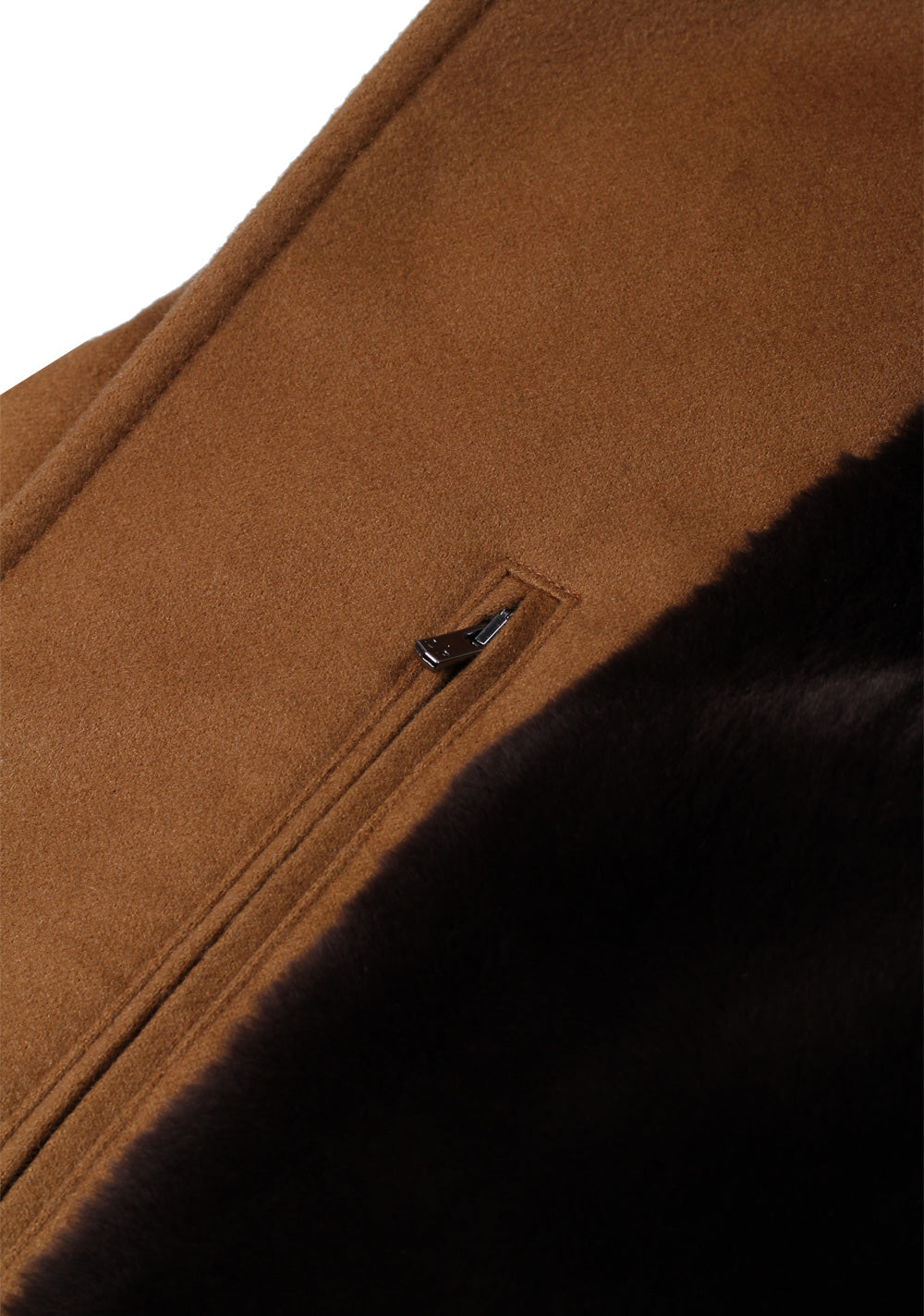 Loro Piana Beige Cashmere  Fur Lined Overcoat Size XXXL / 58 / 48R U.S.