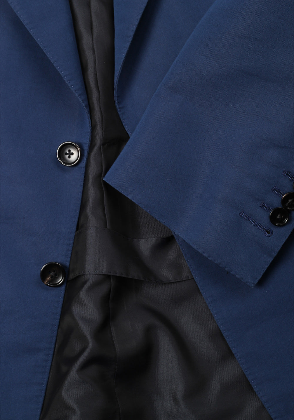 TOM FORD Shelton Solid Blue Silk Blend Suit Size 54 / 44R U.S.