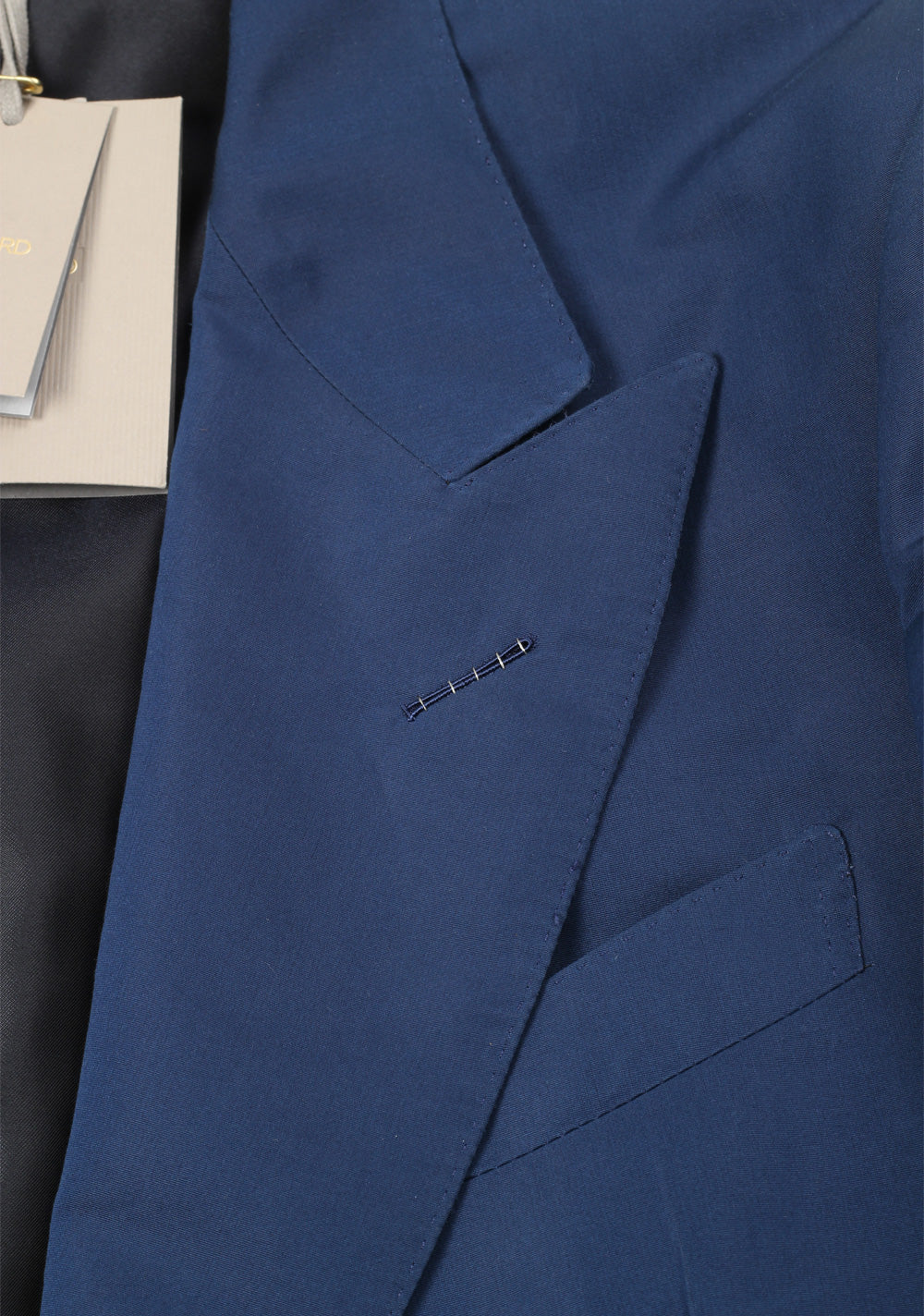 TOM FORD Shelton Solid Blue Silk Blend Suit Size 54 / 44R U.S.