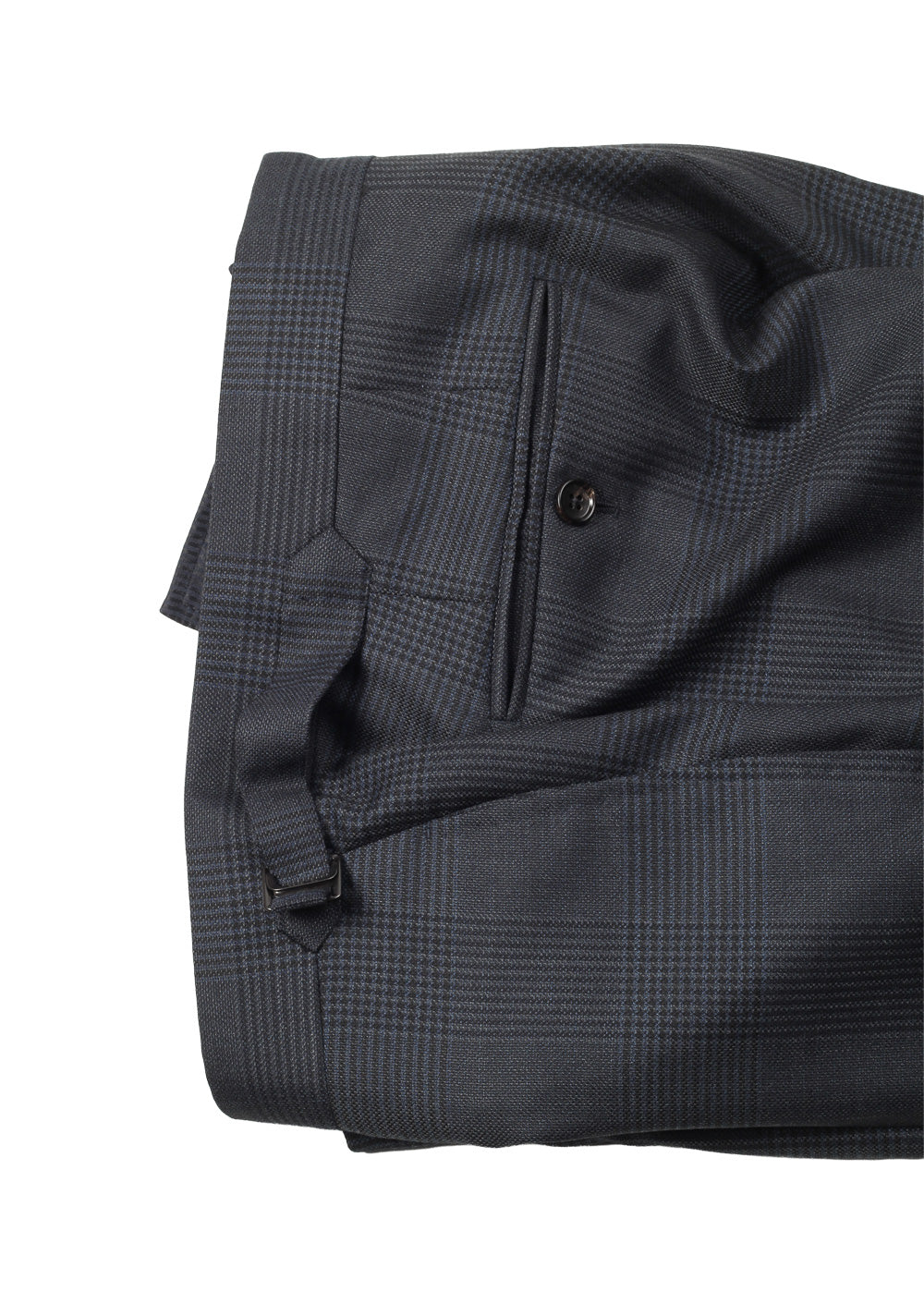 TOM FORD O'Connor Wool Silk James Bond Checked Blue Suit