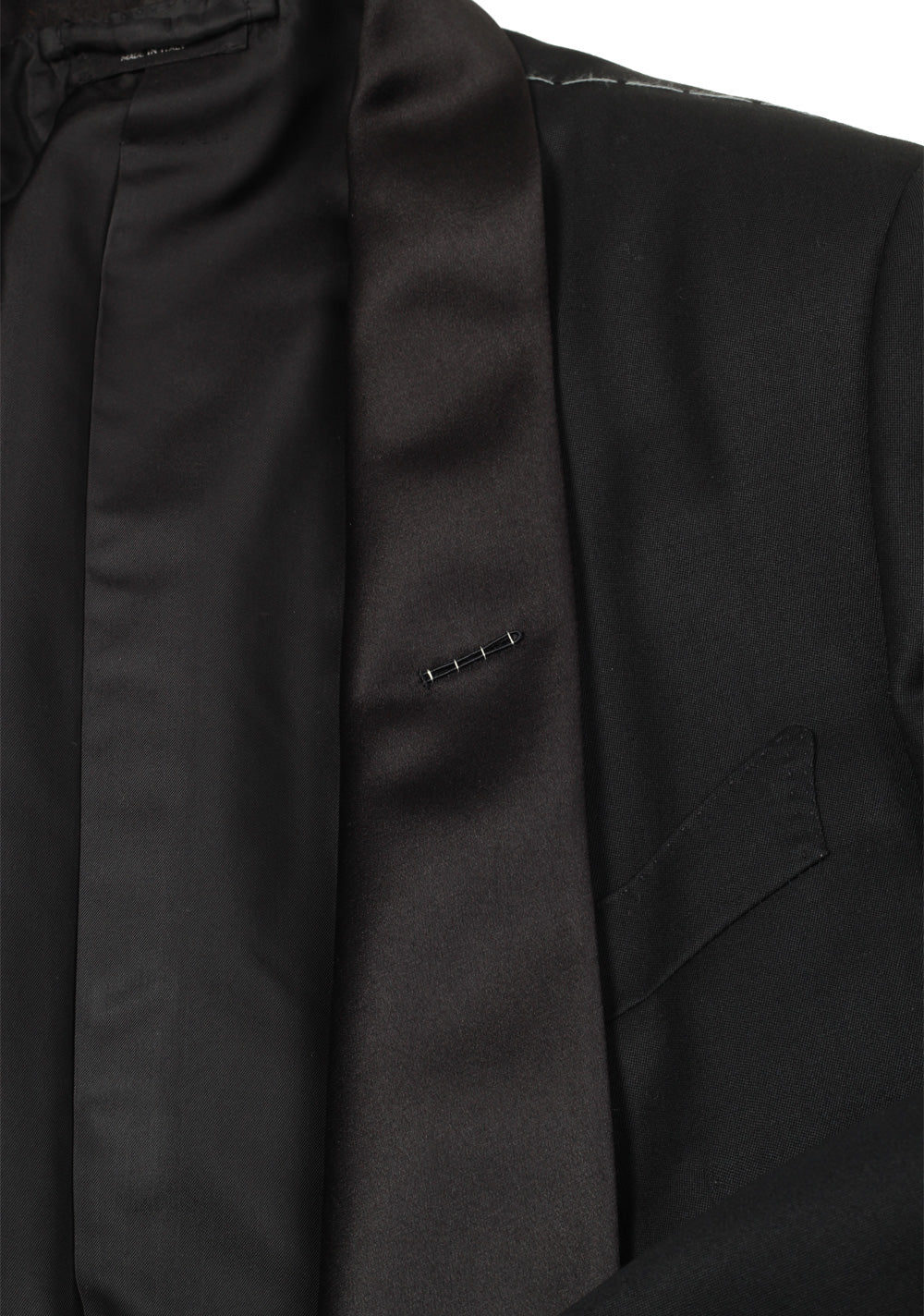 TOM FORD O'Connor Black Mohair Blend Tuxedo Suit Size 46 / 36R U.S.