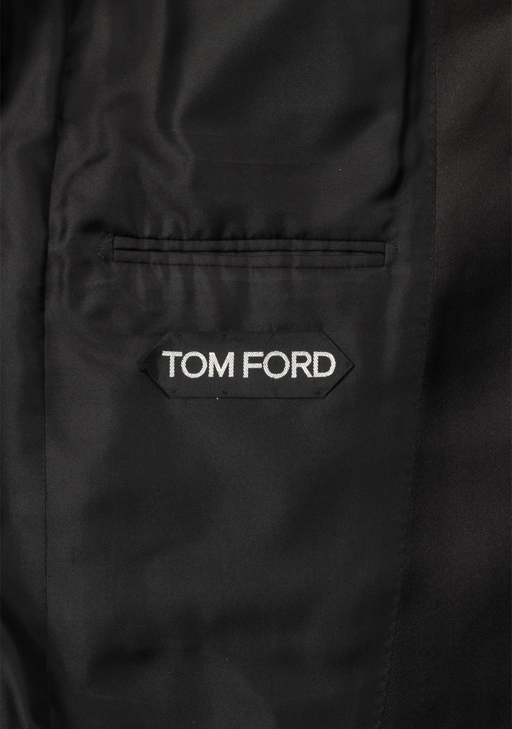 TOM FORD O'Connor Black Mohair Blend Tuxedo Suit Size 46 / 36R U.S.