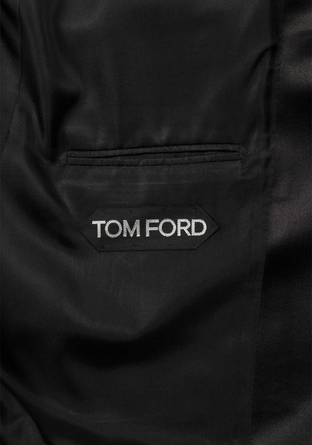 TOM FORD O'Connor Black Tuxedo Suit Smoking  Shawl Collar Size 56 / 46R U.S. Fit Y