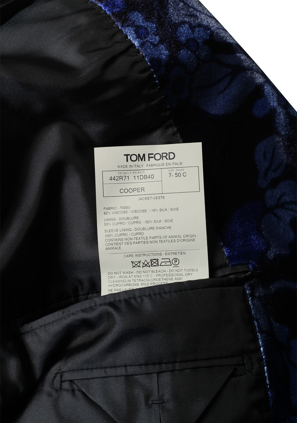 TOM FORD Cooper Floral Cocktail Dinner Jacket