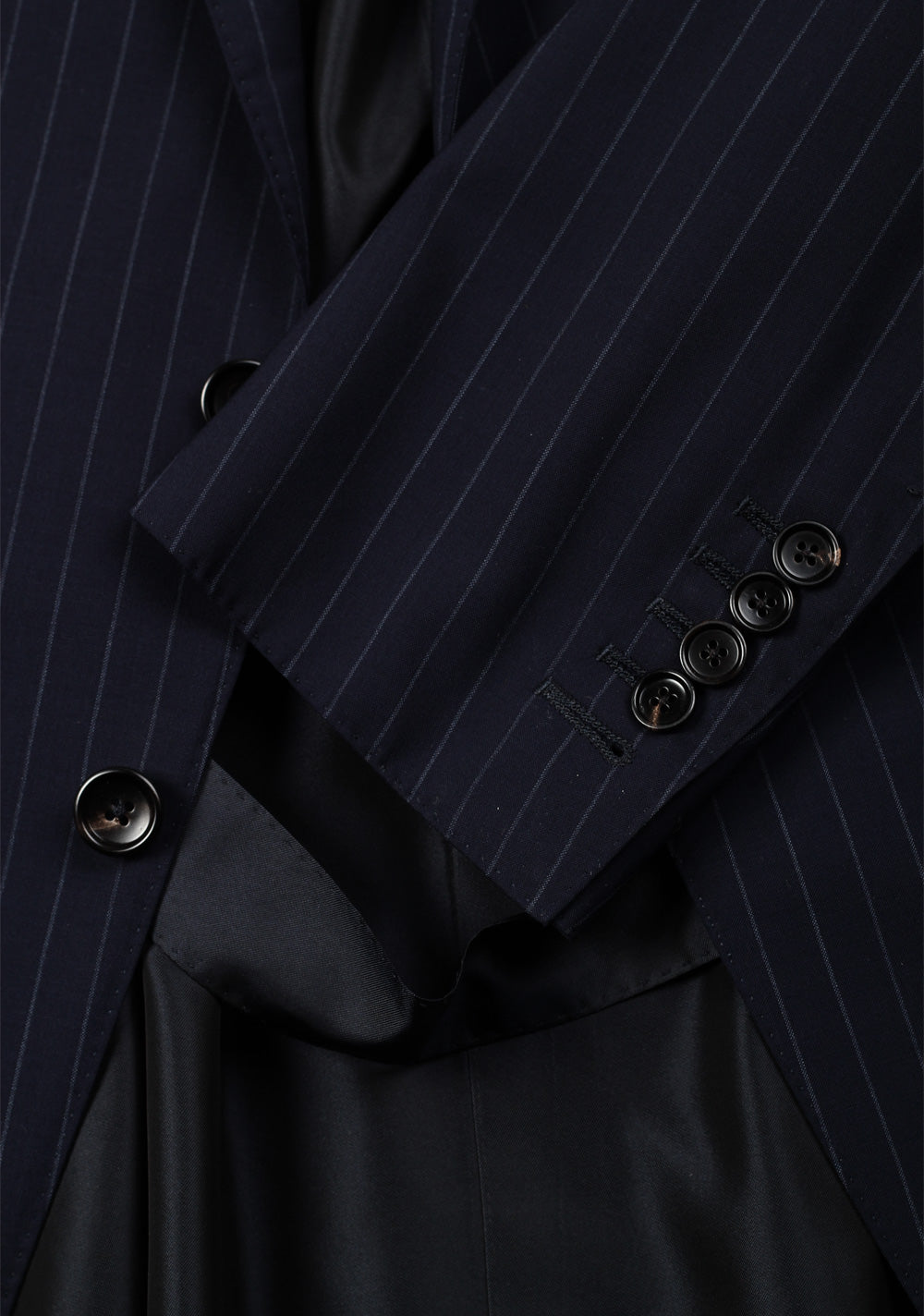 TOM FORD O'Connor Striped Blue Suit Size 50 / 40R U.S. In Wool