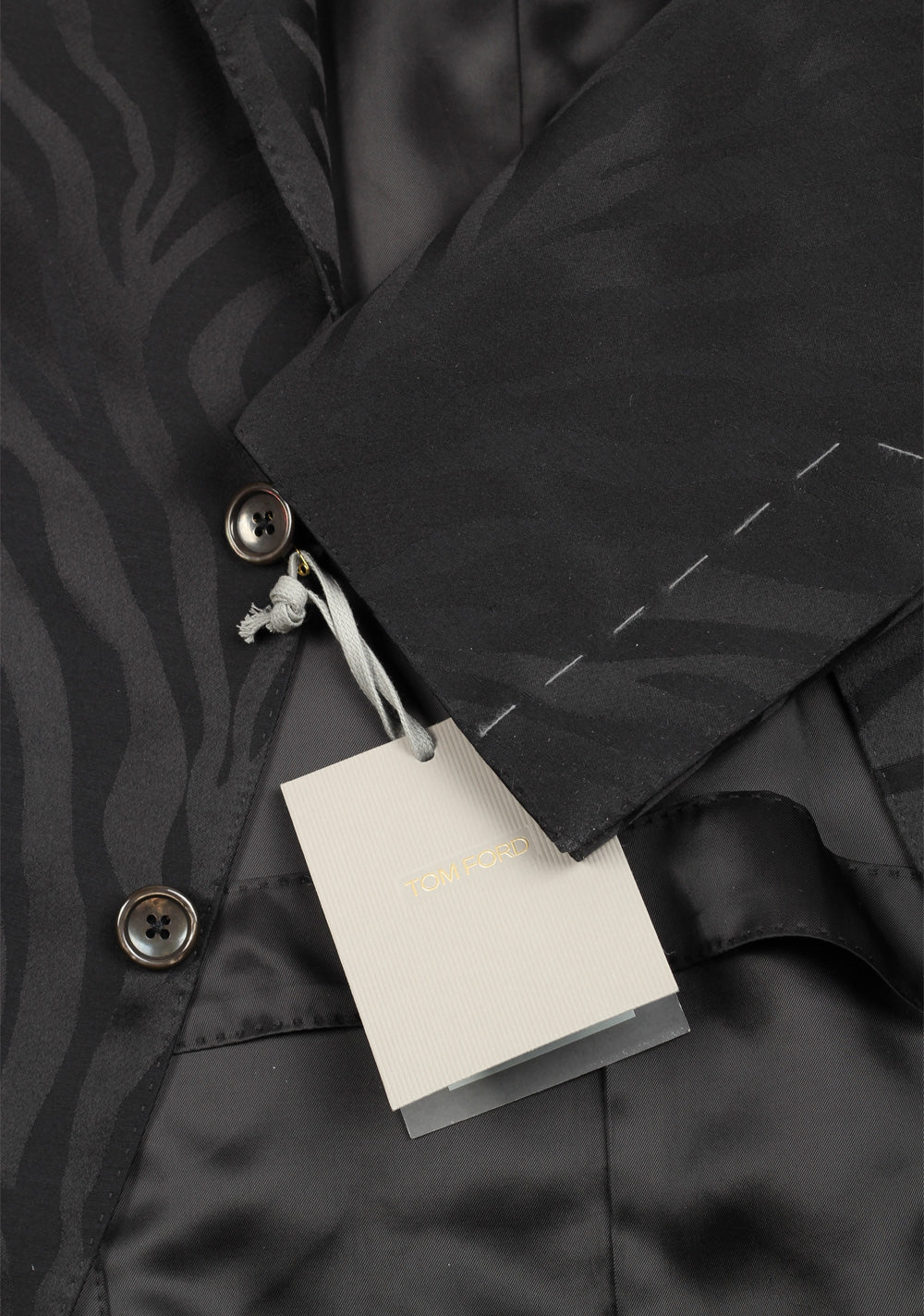 TOM FORD O'Connor Zebra Cocktail Dinner Jacket Size 50 / 40R U.S. Fit Y