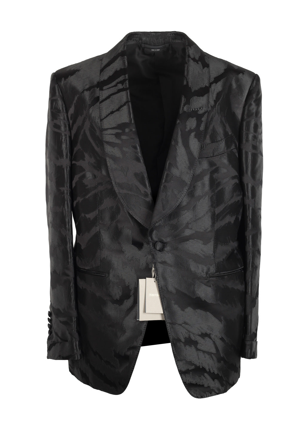 TOM FORD Atticus Shawl Collar Zebra Cocktail Dinner Jacket Size