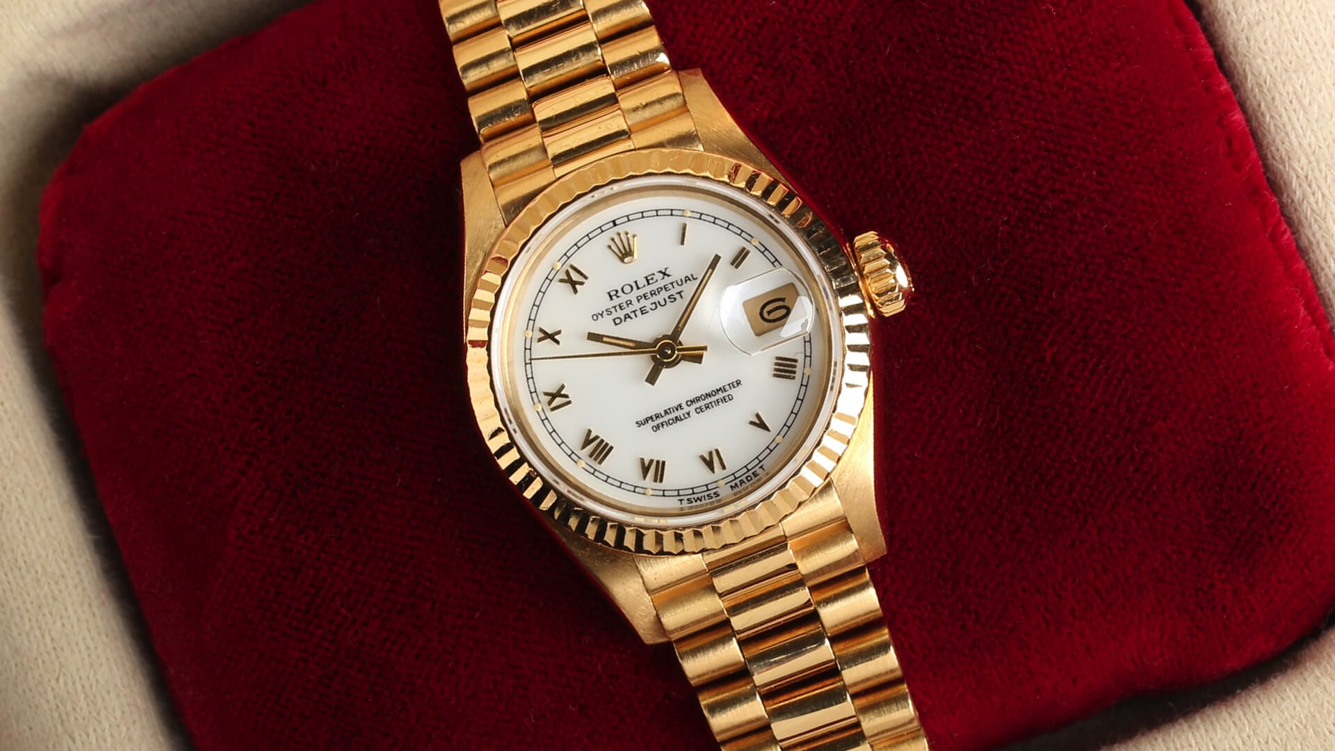 Rolex Lady Datejust "Porcelain" dial