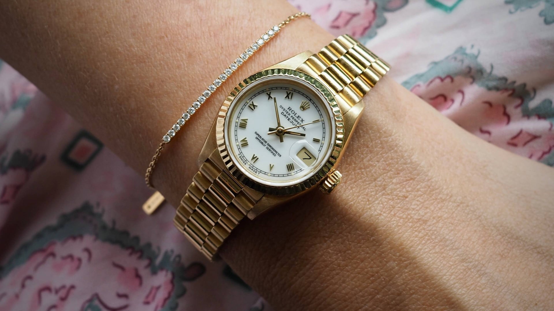 Rolex Lady Datejust "Porcelain" dial