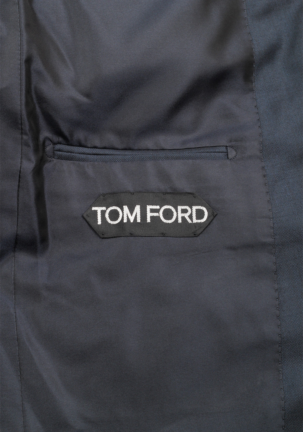 TOM FORD MTO Steel Blue Super 110's Sharkskin