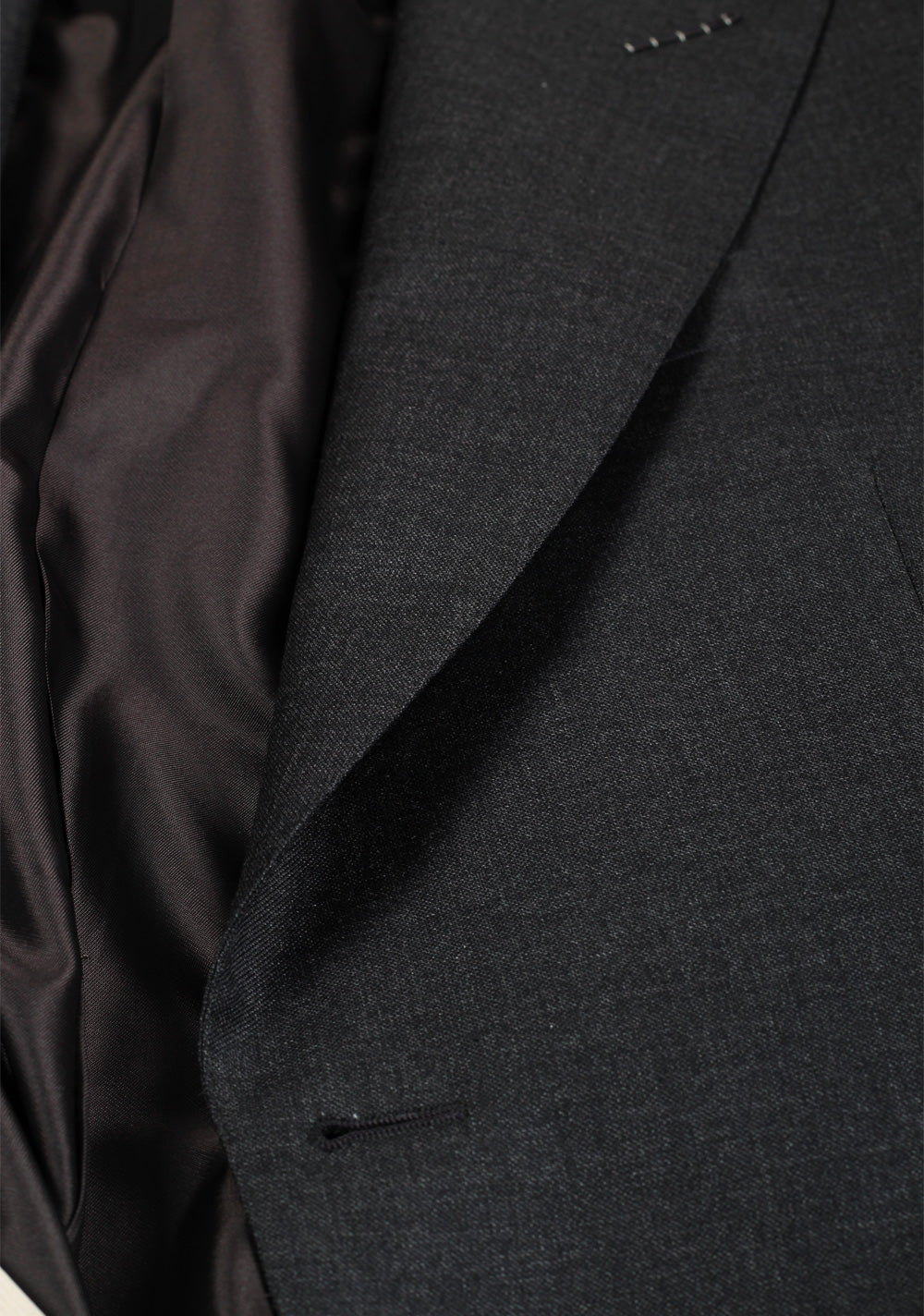 TOM FORD MTO Dark Gray Super 110's Sharkskin