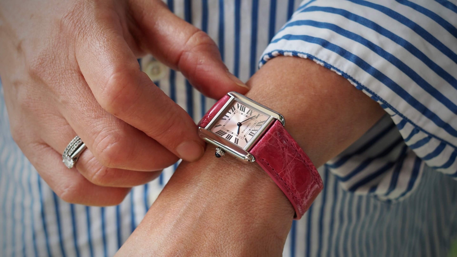 Cartier Tank Solo "Lady Pink"