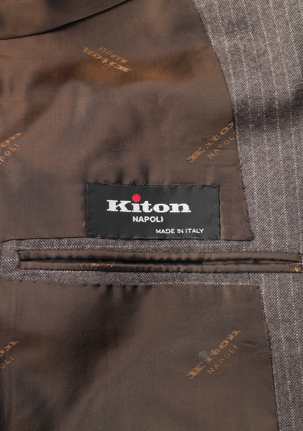 Kiton Suit Size 50 / 40R U.S. 100% Cashmere Double Breasted | Costume Limité