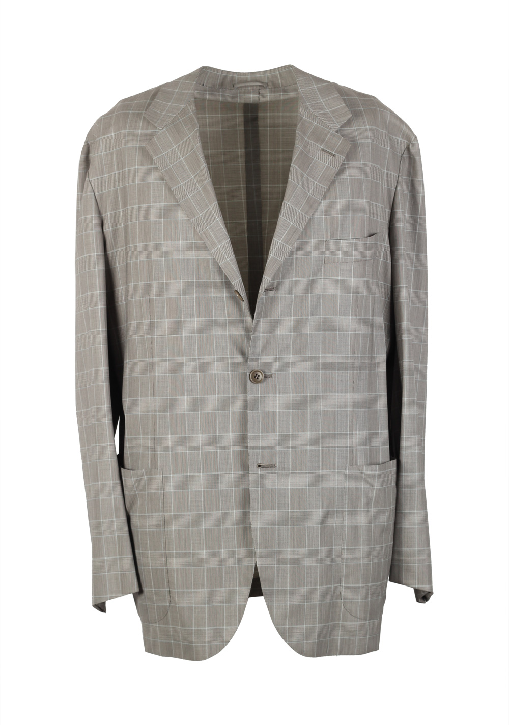 Kiton Suit Size 56 / 46R U.S. 13.2 Micron Super 220S | Costume Limité