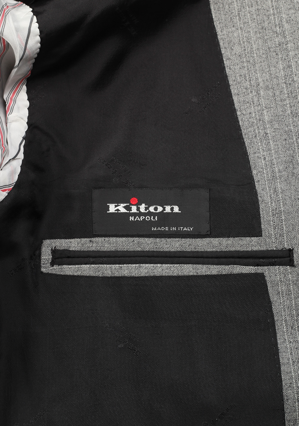 Kiton Suit Size 56 / 46R U.S. 14 Micron Super 180S | Costume Limité