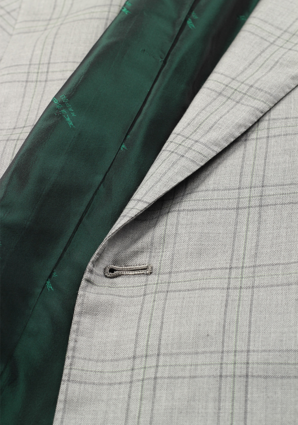 Kiton Suit Size 48 / 38R U.S. Double Breasted Cashmere Silk | Costume Limité