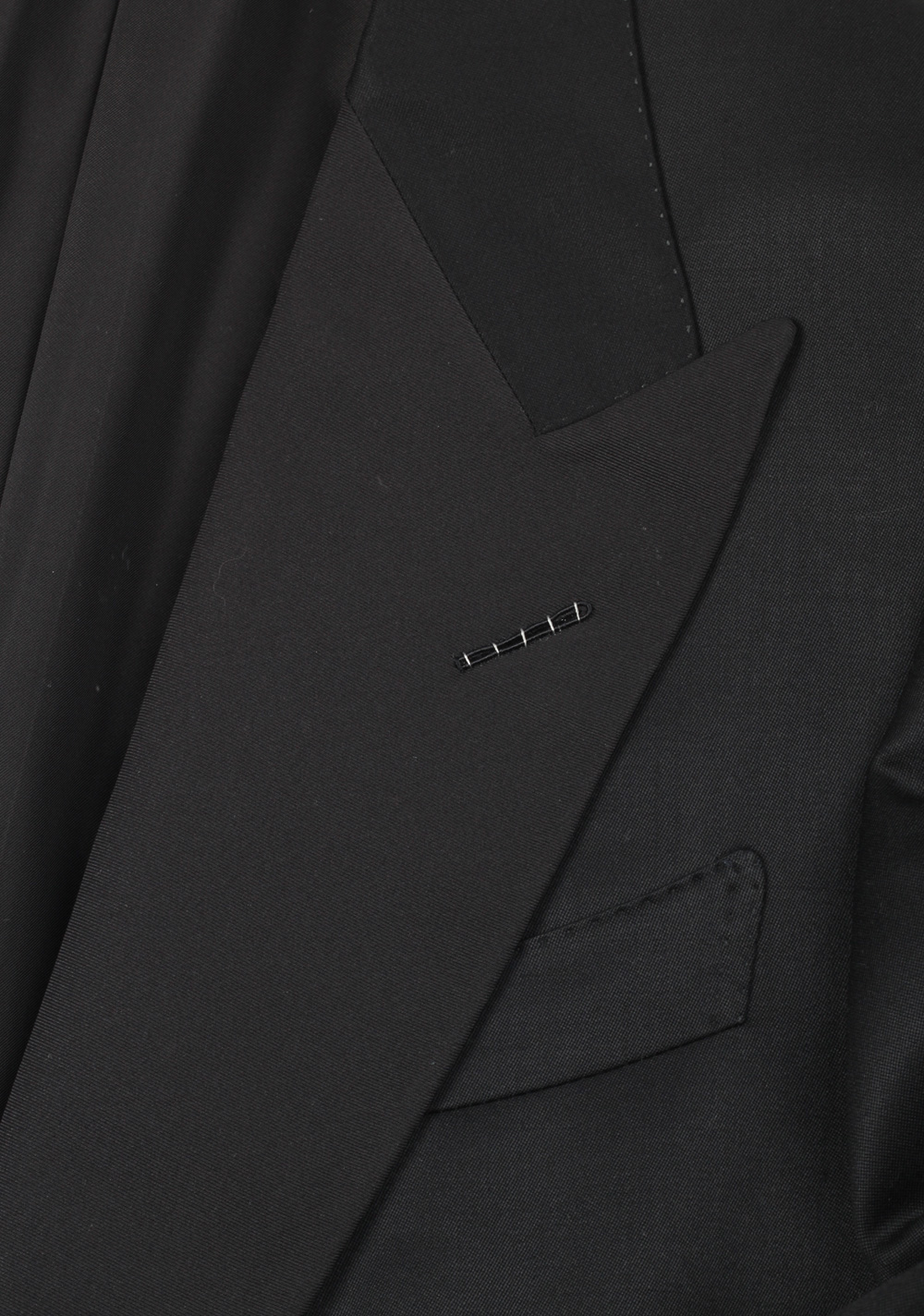 TOM FORD Windsor Black Tuxedo Suit Smoking Size 48L / 38L U.S. Base A | Costume Limité