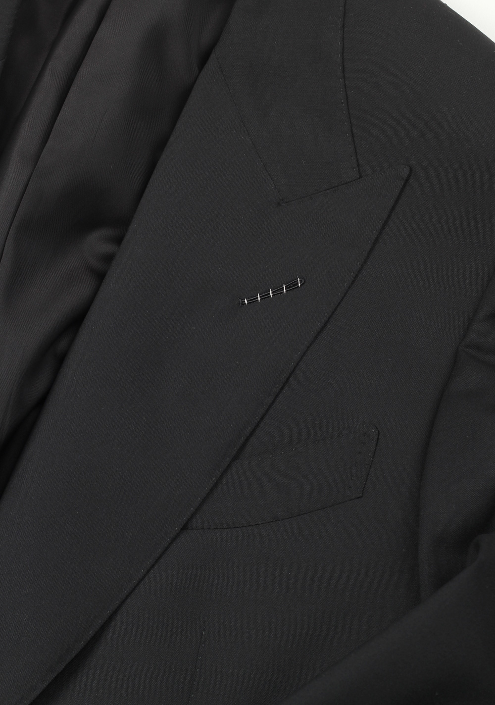 TOM FORD Suit Size 44C / 34S U.S. Black Wool | Costume Limité
