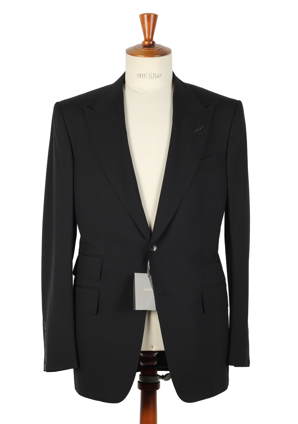 TOM FORD Black Suit Size 50L / 40L U.S.  Wool Fit A | Costume Limité