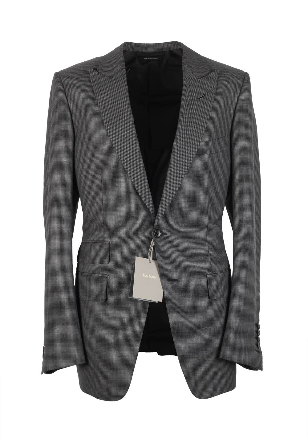 TOM FORD O’Connor Gray Suit Size 48 / 38R U.S. Wool Mohair Silk Fit W | Costume Limité